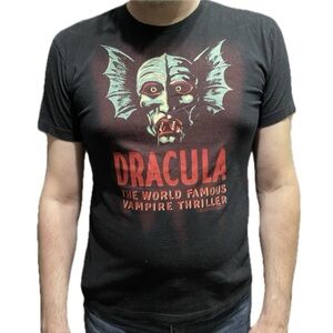 Vintage 2005 Dracula The World Famous Vampire Thriller shirt Dragonfly L TV Film
